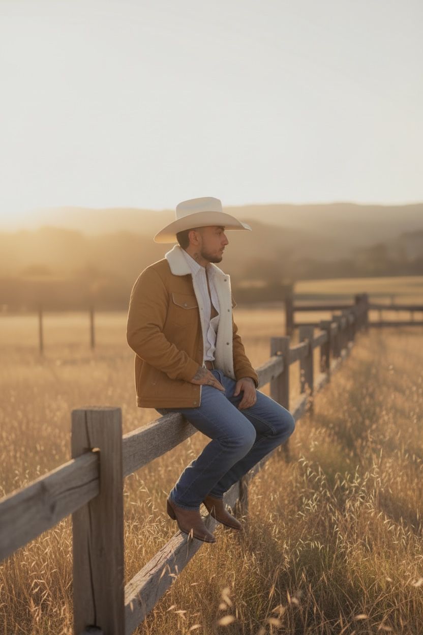 Chaqueta Aborregada Camello