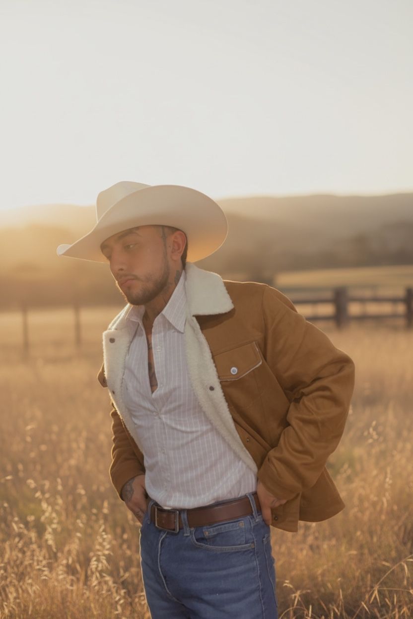 Chaqueta Aborregada Camello