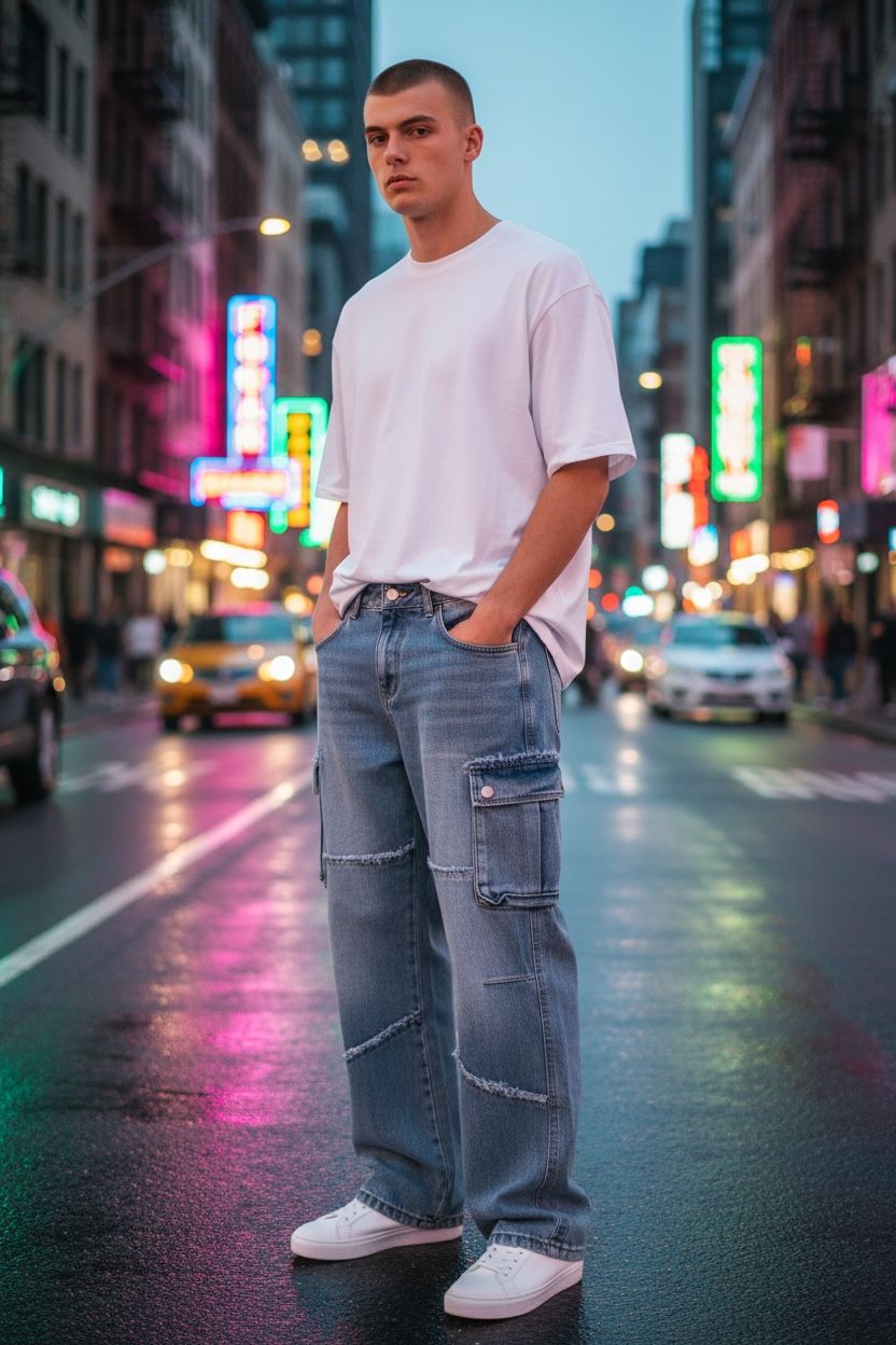 CARGO CORTE BAGGY CLAR