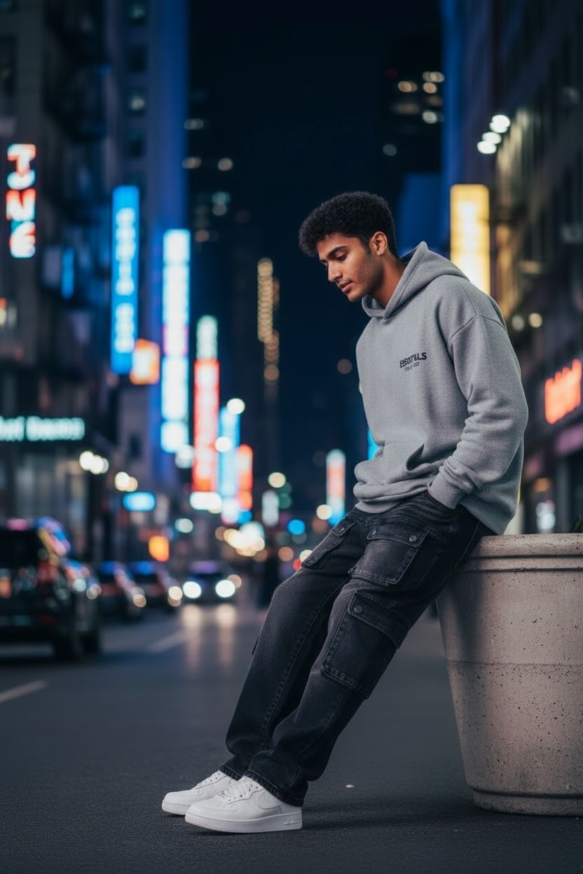 Pantalón Cargo Corte Baggy