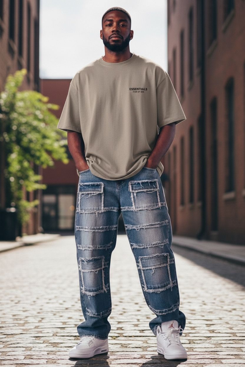 CARGO CORTE BAGGY RASG