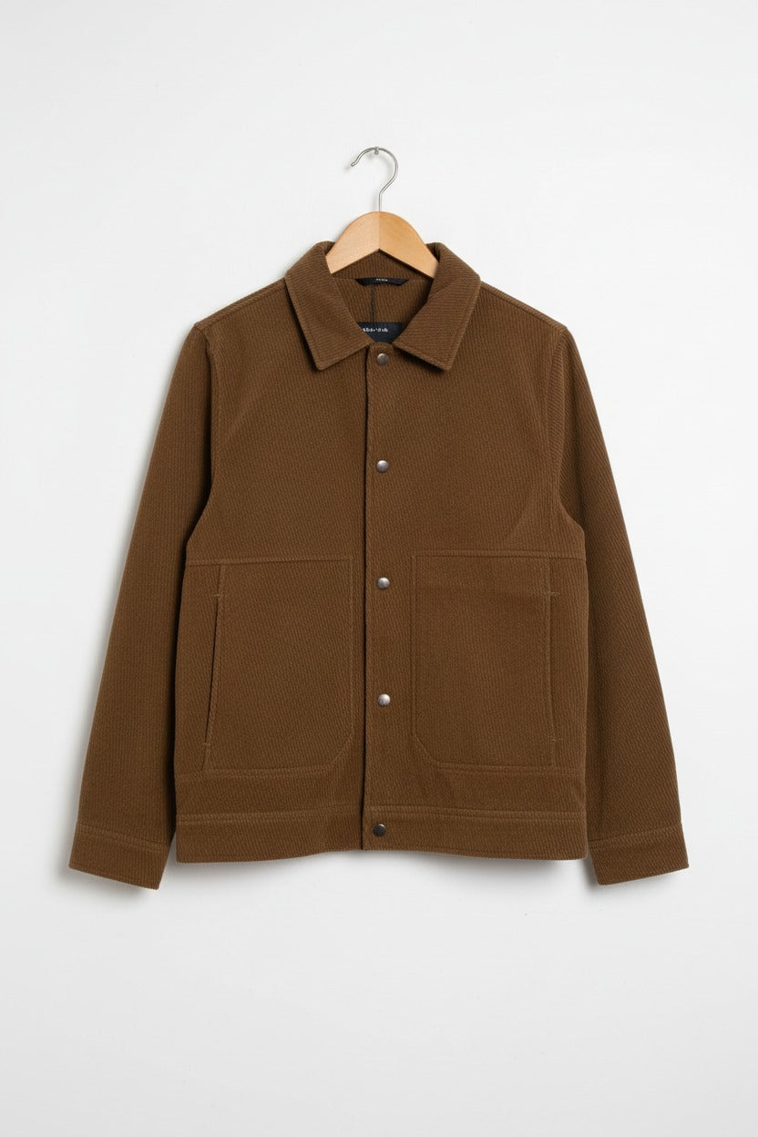 Chaqueta de Corderoy Brown