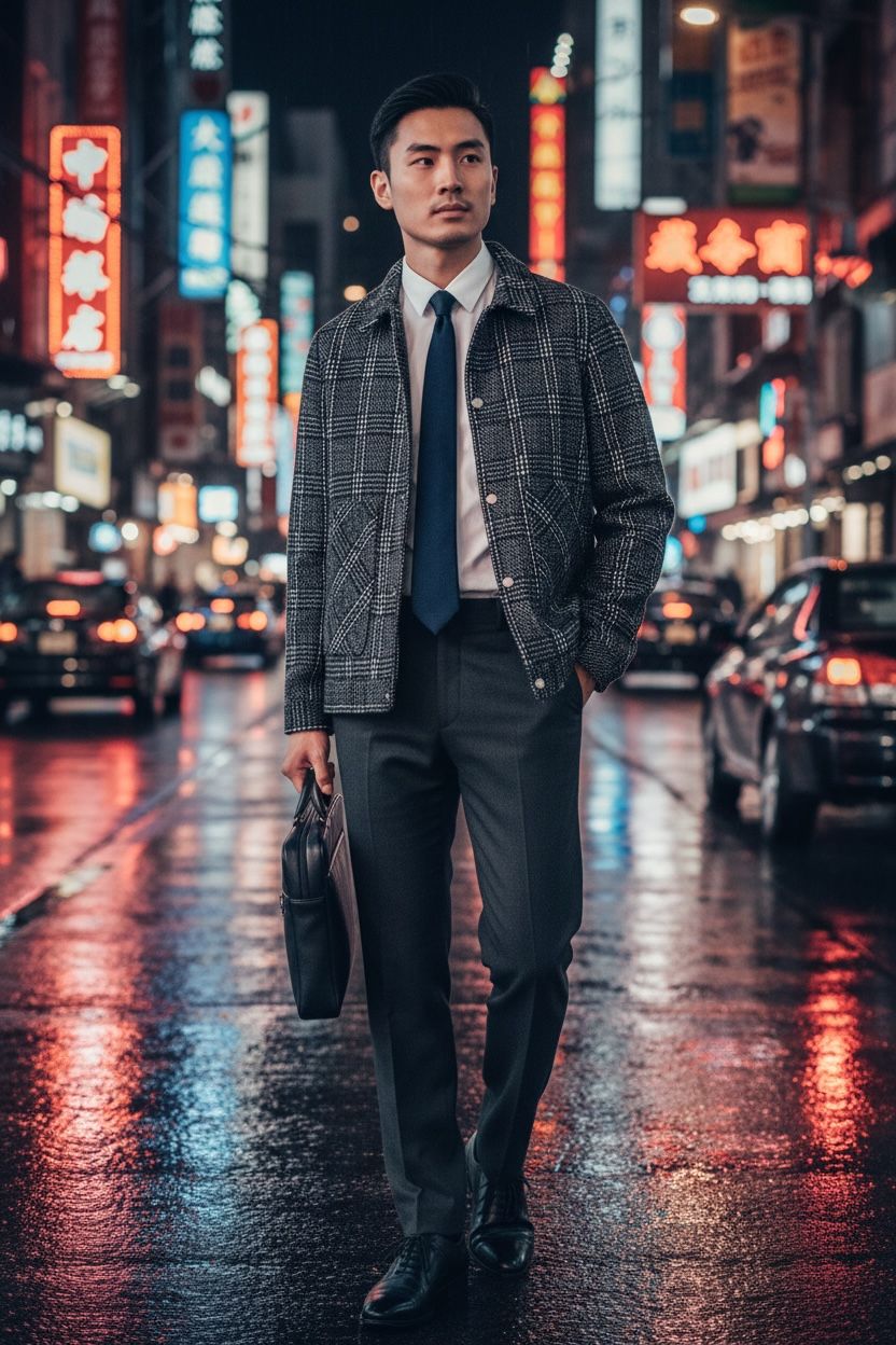 Chaqueta Formal Cuadros