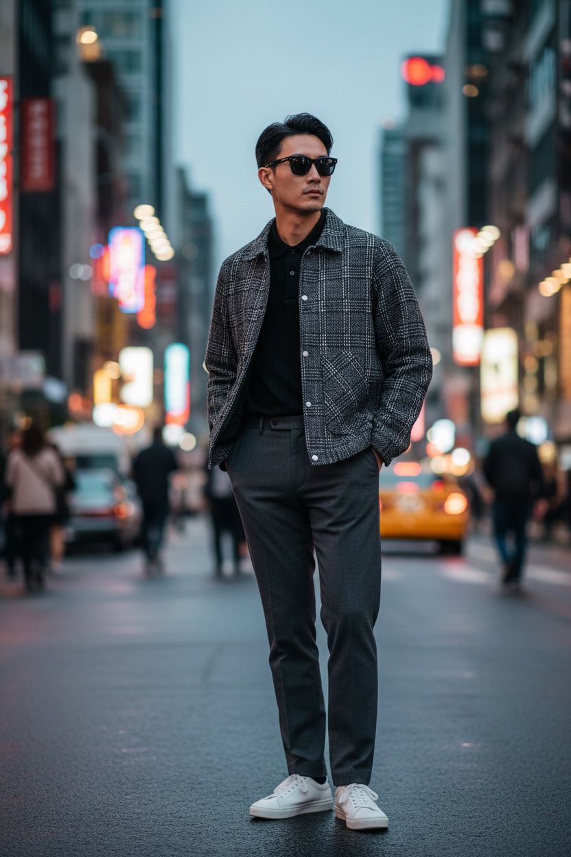 Chaqueta Formal Cuadros