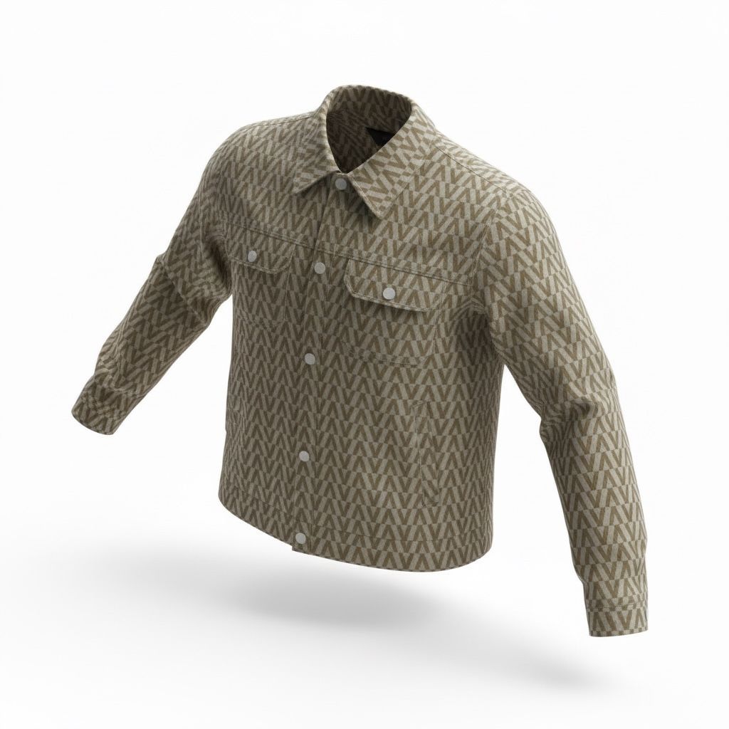 Chaqueta Vinipiel Chevron