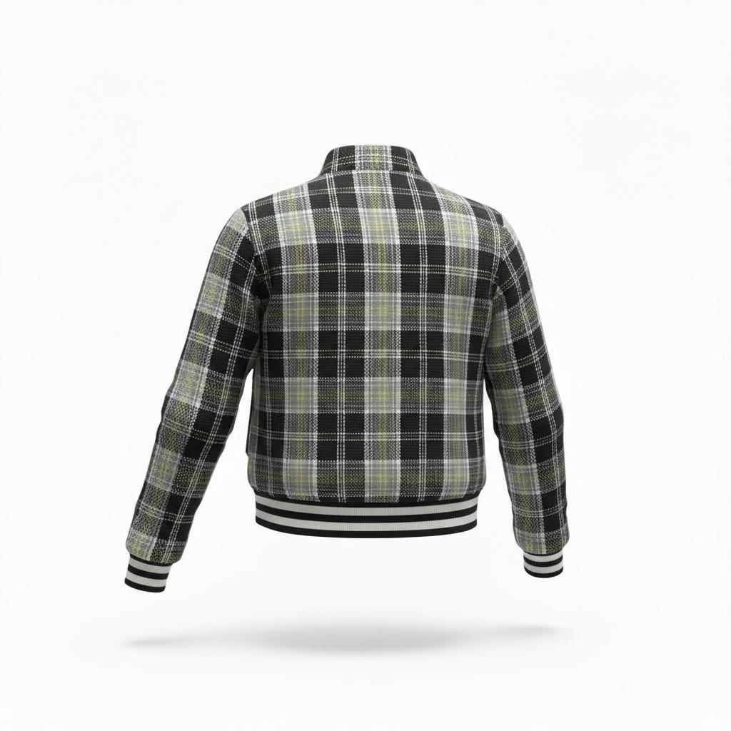 Chaqueta Bomber de Cuadros