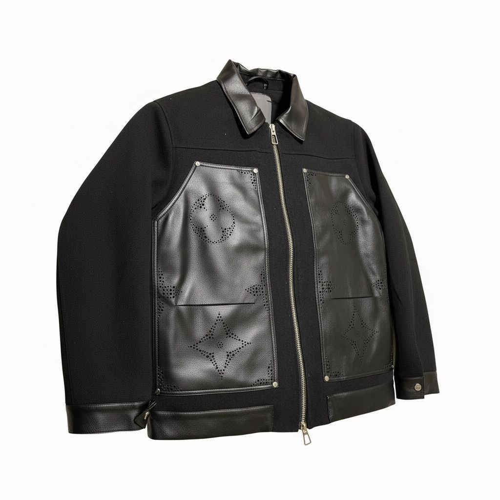Chaqueta de Vinil Black