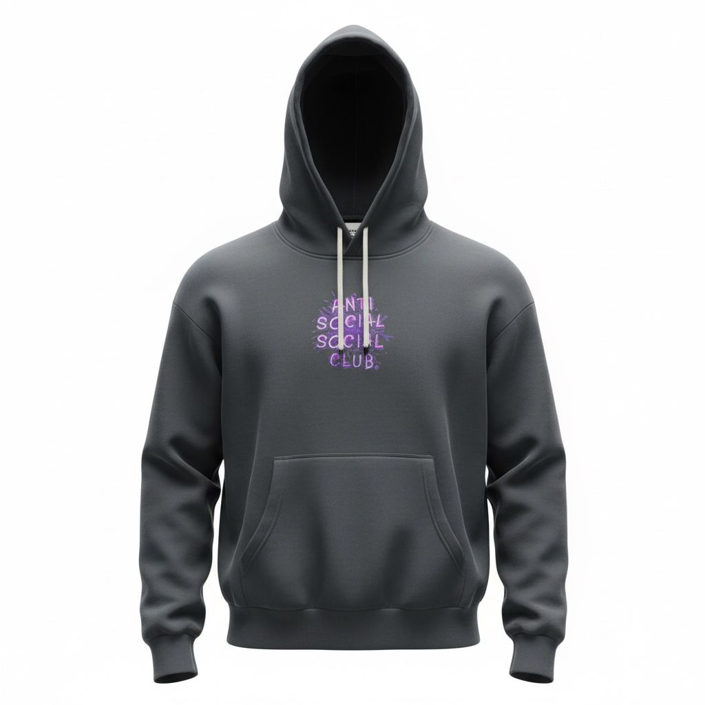 Sudadera Estampado Antisocial Fris