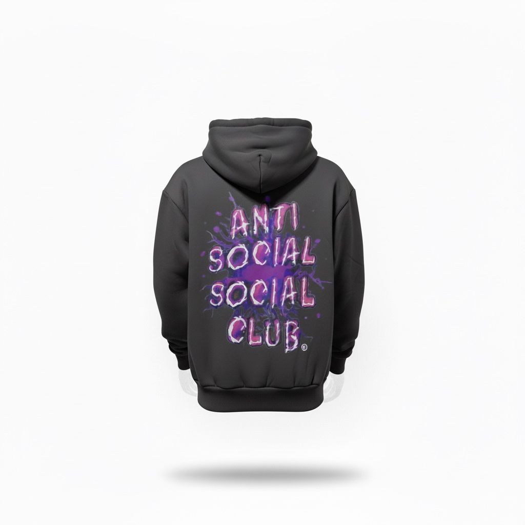 Sudadera Estampado Antisocial Fris