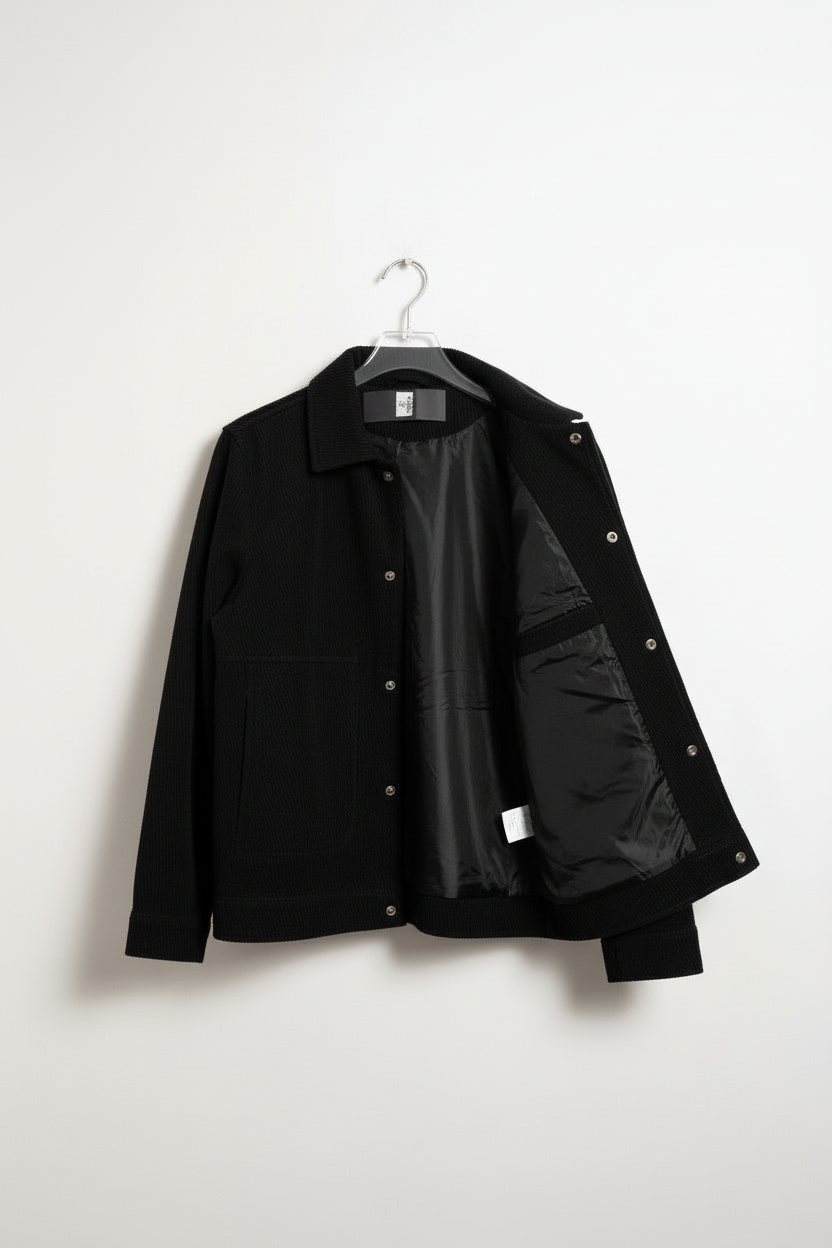 Chaqueta de Corderoy Black