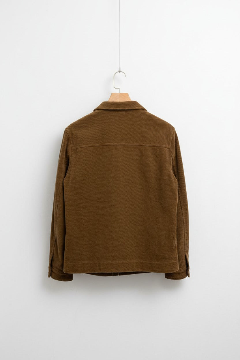 Chaqueta de Corderoy Brown